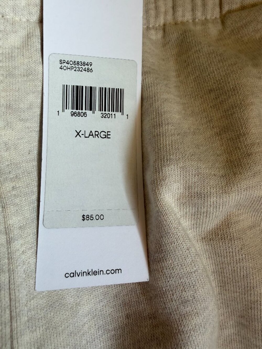 TWO (2) of Calvin Klein Men's  Standard Logo Joggers MSRP $170 NWT - Picture 2 of 6